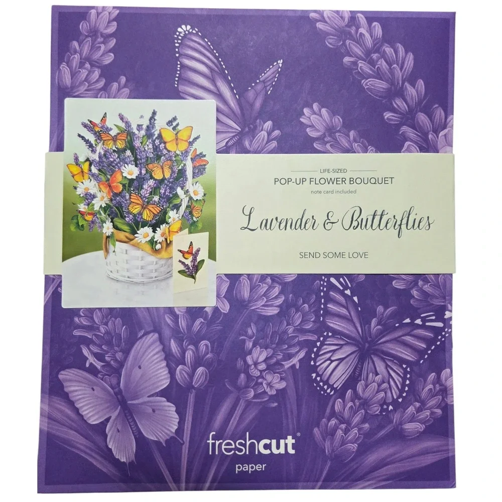 Freshcut Paper 3D Pop Up Greeting Cards Lot of 3 Designs Hummingbird 10x11.5